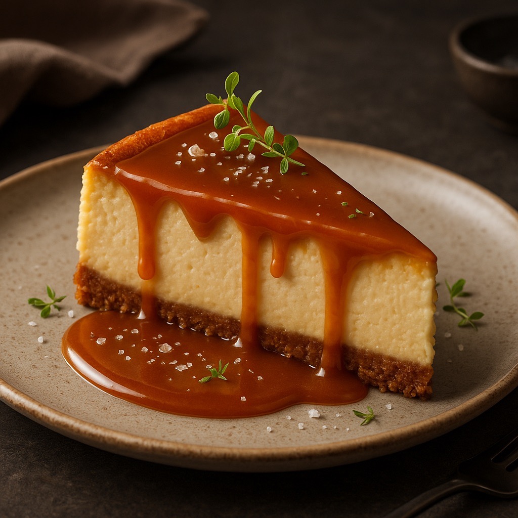 Cheesecake caramel