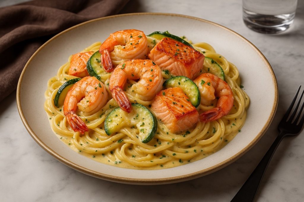 crevettes saumon gourgete le milano valserhône Grande